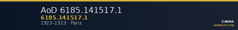 AoD 6185.141517.1 — CANOA