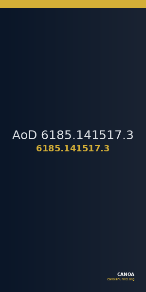 AoD 6185.141517.3 — CANOA