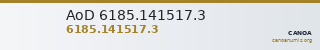 AoD 6185.141517.3 — CANOA
