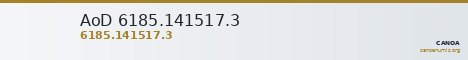 AoD 6185.141517.3 — CANOA