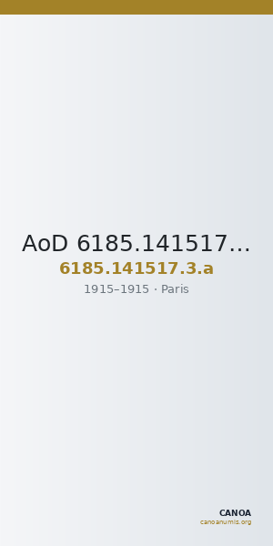AoD 6185.141517.3.a — CANOA