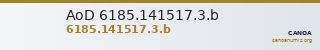 AoD 6185.141517.3.b — CANOA