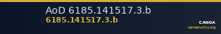 AoD 6185.141517.3.b — CANOA