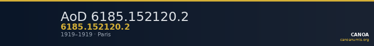 AoD 6185.152120.2 — CANOA