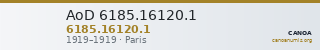 AoD 6185.16120.1 — CANOA