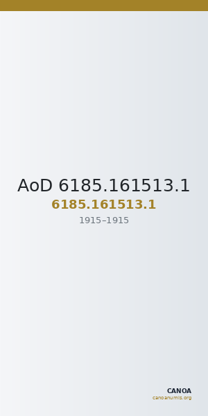 AoD 6185.161513.1 — CANOA