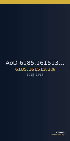 AoD 6185.161513.1.a — CANOA