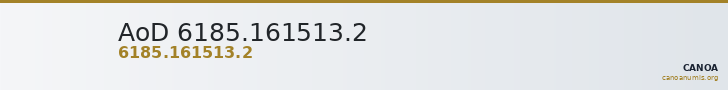 AoD 6185.161513.2 — CANOA