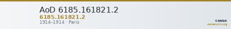 AoD 6185.161821.2 — CANOA