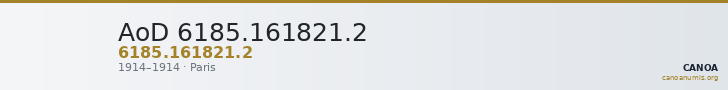 AoD 6185.161821.2 — CANOA