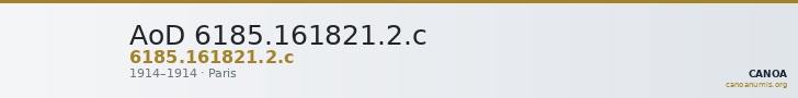 AoD 6185.161821.2.c — CANOA