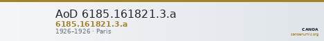 AoD 6185.161821.3.a — CANOA