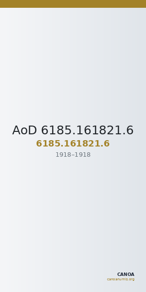 AoD 6185.161821.6 — CANOA