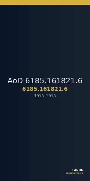 AoD 6185.161821.6 — CANOA