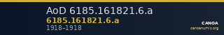 AoD 6185.161821.6.a — CANOA