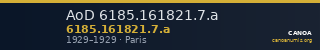 AoD 6185.161821.7.a — CANOA