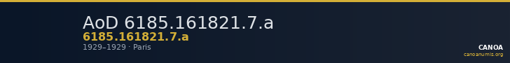 AoD 6185.161821.7.a — CANOA