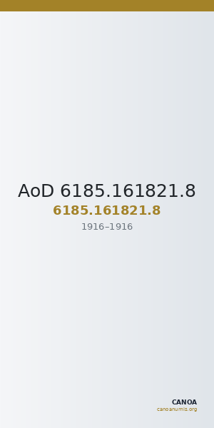 AoD 6185.161821.8 — CANOA