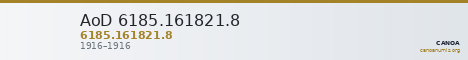 AoD 6185.161821.8 — CANOA