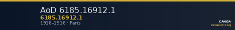 AoD 6185.16912.1 — CANOA