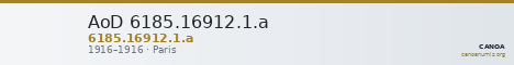 AoD 6185.16912.1.a — CANOA