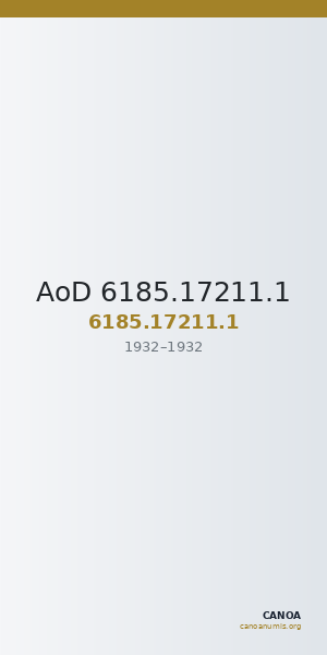 AoD 6185.17211.1 — CANOA
