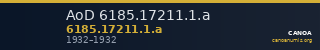AoD 6185.17211.1.a — CANOA