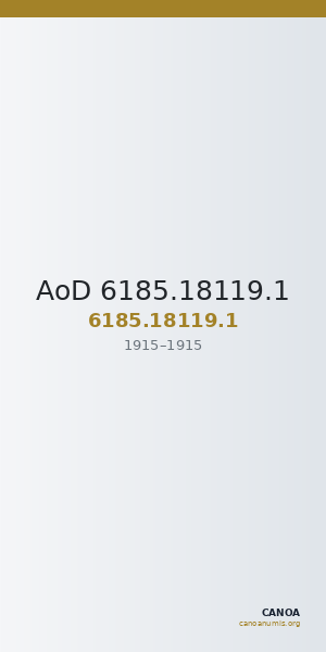 AoD 6185.18119.1 — CANOA