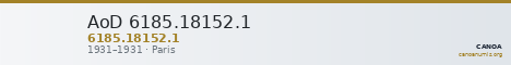 AoD 6185.18152.1 — CANOA