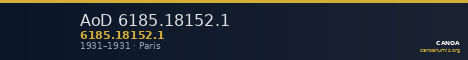 AoD 6185.18152.1 — CANOA