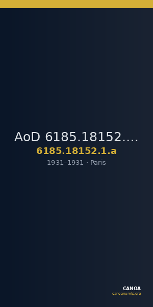 AoD 6185.18152.1.a — CANOA