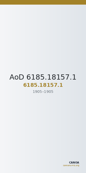 AoD 6185.18157.1 — CANOA