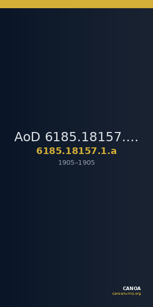AoD 6185.18157.1.a — CANOA