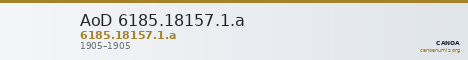 AoD 6185.18157.1.a — CANOA