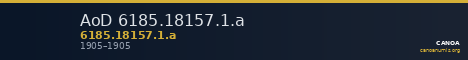 AoD 6185.18157.1.a — CANOA