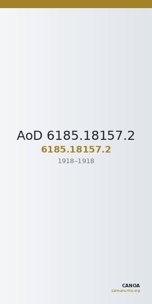 AoD 6185.18157.2 — CANOA