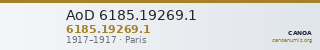 AoD 6185.19269.1 — CANOA