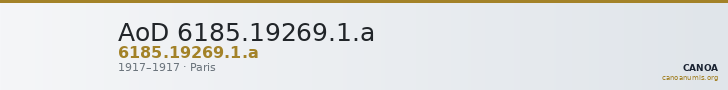 AoD 6185.19269.1.a — CANOA
