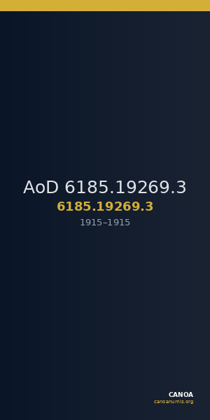 AoD 6185.19269.3 — CANOA