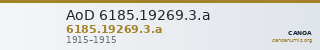 AoD 6185.19269.3.a — CANOA