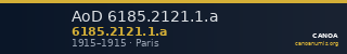 AoD 6185.2121.1.a — CANOA