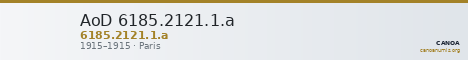 AoD 6185.2121.1.a — CANOA