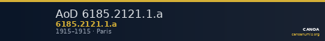 AoD 6185.2121.1.a — CANOA