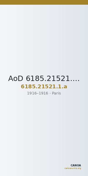 AoD 6185.21521.1.a — CANOA