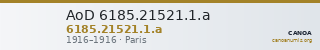 AoD 6185.21521.1.a — CANOA