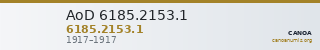 AoD 6185.2153.1 — CANOA