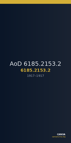 AoD 6185.2153.2 — CANOA