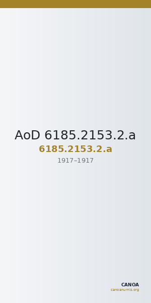 AoD 6185.2153.2.a — CANOA