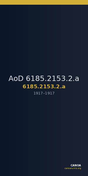 AoD 6185.2153.2.a — CANOA