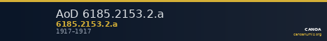 AoD 6185.2153.2.a — CANOA